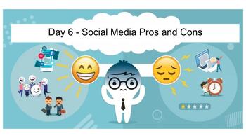 Preview of Lesson Bundle - Social Media: Good or Bad - Cyberbullying Unit
