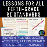 Lesson Bundle for All Fifth-Grade RI Standards (RI.5.1-RI.5.10)