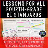 Lesson Bundle for All Fourth-Grade RI Standards (RI.4.1-RI.4.10)