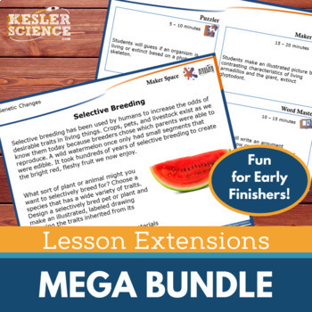 Preview of Lesson Extensions Mega Bundle