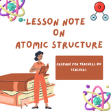 Lesson Note on Atomic Structure