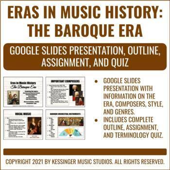 Preview of Lesson, Outline, Assignment, & Quiz - Eras in Music History: The Baroque Era