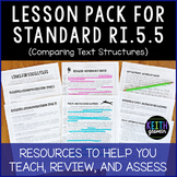 Lesson Pack for RI.5.5 (Text Structure)