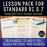 Lesson Pack for RI.5.7 (Using Info From Multiple Sources)