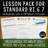 6th Grade Lesson Pack for RI.6.7 (Integrate Information in