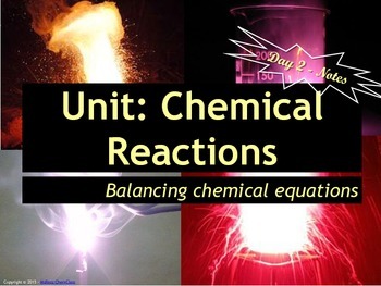 Preview of Lesson Plan: Balancing Chemical Equations