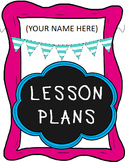 Lesson Plan Binder Cover