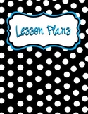 Lesson Plan Binder Cover and Spine Label