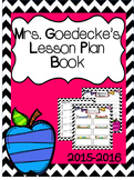 Lesson Plan Book and Calendar Bundle (Editable)