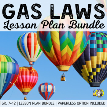 Preview of Lesson Plan Bundle: Gas Laws