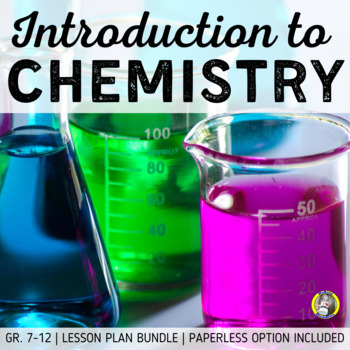 Preview of Lesson Plan Bundle: Introduction to Chemistry