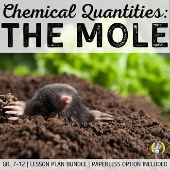 Preview of Lesson Plan Bundle: The Mole, % Composition, Empirical and Molecular Formulas