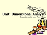 Lesson Plan: Dimensional Analysis - Greater Than 2 Convers