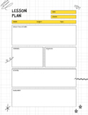Lesson Plan Graph Paper