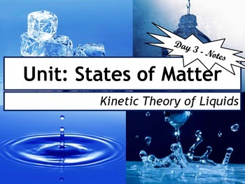 Preview of Lesson Plan: Kinetic Molecular Theory of Liquids (KMT)
