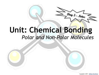 Preview of Lesson Plan: Polarity, Polar and Nonpolar Molecules