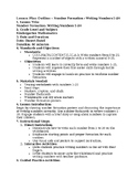 Lesson Plan Outline - Number Formation - Writing Numbers 1-20