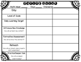 Lesson Plan Pacing Guide-FREEBIE! {Confetti and Creativity}