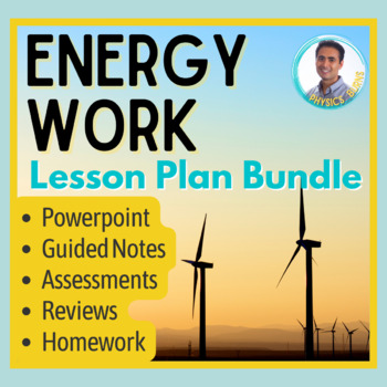 Preview of Energy, Work, and Power PPT | Full Unit Bundle | Physics (Potential & Kinetic)