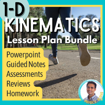 Preview of 1D Kinematics PPT | Full Unit Bundle | Physics (Velocity Acceleration Free Fall)