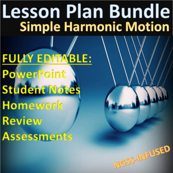 Preview of Simple Harmonic Motion (SHM) PPT | Full Unit Bundle | Physics (Oscillations)