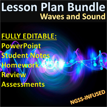 Preview of Waves and Sound PPT | Full Unit Bundle | Physics (Mechanical Waves)