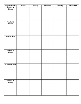 Preview of Lesson Plan Pencil-in draft graphic organizer