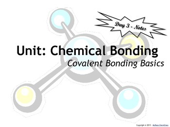 Preview of Lesson Plan: Properties and Bonding of Covalent Compounds