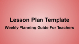Lesson Plan Template 