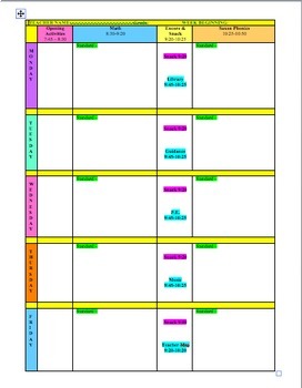 Editable Lesson Plan Template by Live Love Learn with Miss Kriss