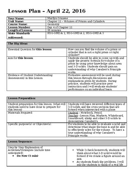 Preview of Lesson Plan Template