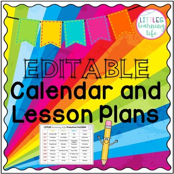 Preschool Lesson Plan Template Word