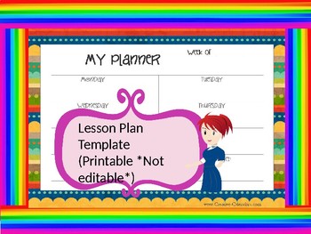 Preview of Lesson Plan Template