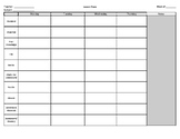 Lesson Plan Template-4 Day