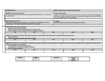 Preview of Lesson Plan Template