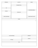 Lesson Plan Template