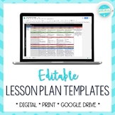 Lesson Plan Template | EDITABLE - Google Drive
