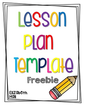 Preview of Lesson Plan Template Freebie