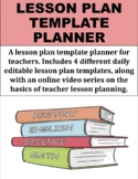 Lesson Plan Template Planner (GOOGLE SLIDES)
