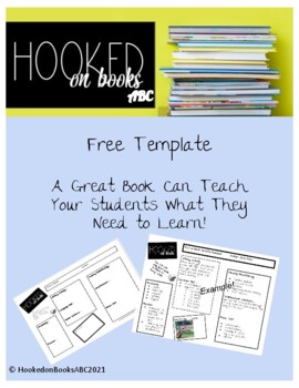 Preview of Lesson Plan Template When Using A Picture Book