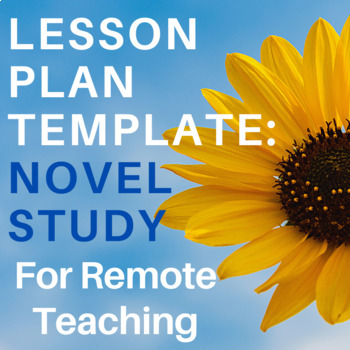 Preview of Lesson Plan Template: Lesson Outline for Novel Study