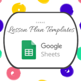 Lesson Plan Template in Google Sheets (GANAG)