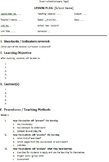 Lesson Plan Template in Word (Free and Editable)