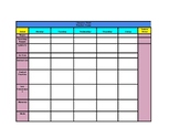 Lesson Plan Template w/ Teach Strategies, Class Mods, and 