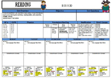 Lesson Plan Template with Schedule, Reminders, and Centers