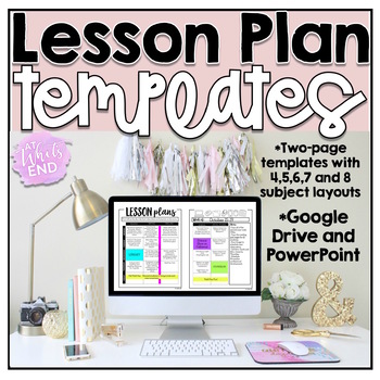 Preview of Lesson Plan Templates - Editable