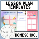 Lesson Plan Templates for Homeschool ~ 13 Printable Pages