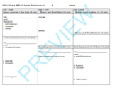 Lesson Plan and Student Notes Template for Red LLI groups 30min