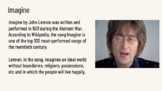 Lesson Plan based on "Imagine" by John Lennon - Creative Writing