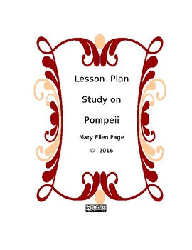 Preview of Lesson Plan for Study on Pompeii (revised)